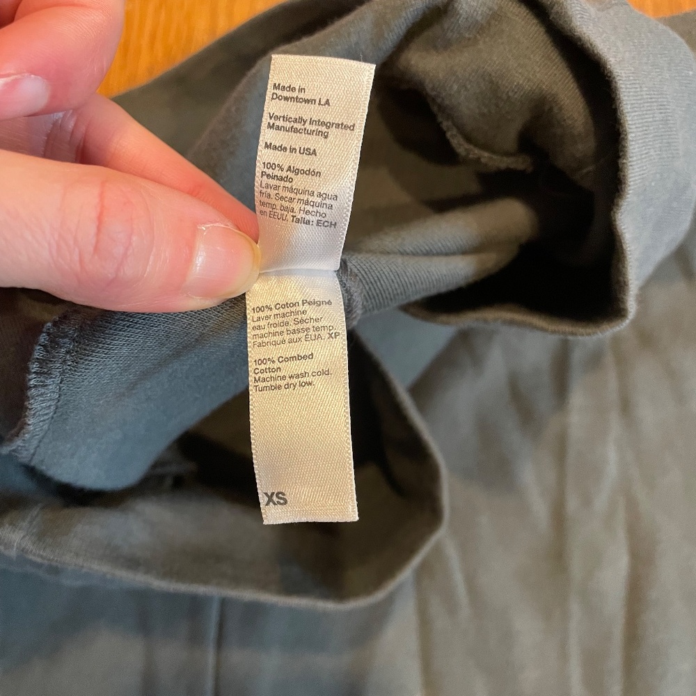 Urban Outfitters Grey/Green Flowy Skirt - Picture 4 of 5